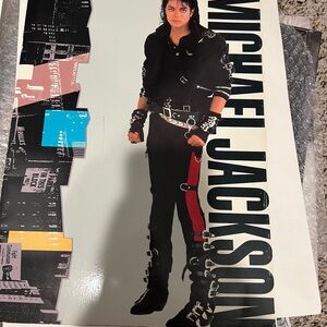 Vintage Michael Jackson bad tour program RARE.